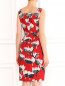 Платье-футляр с узором и декоративным бантом Moschino Boutique  –  Модель Верх-Низ1