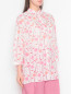 Блуза из тонкого хлопка с подкладом Marina Rinaldi  –  МодельВерхНиз