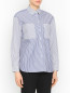 Рубашка из хлопка с узором "полоска" Max&Co  –  МодельВерхНиз
