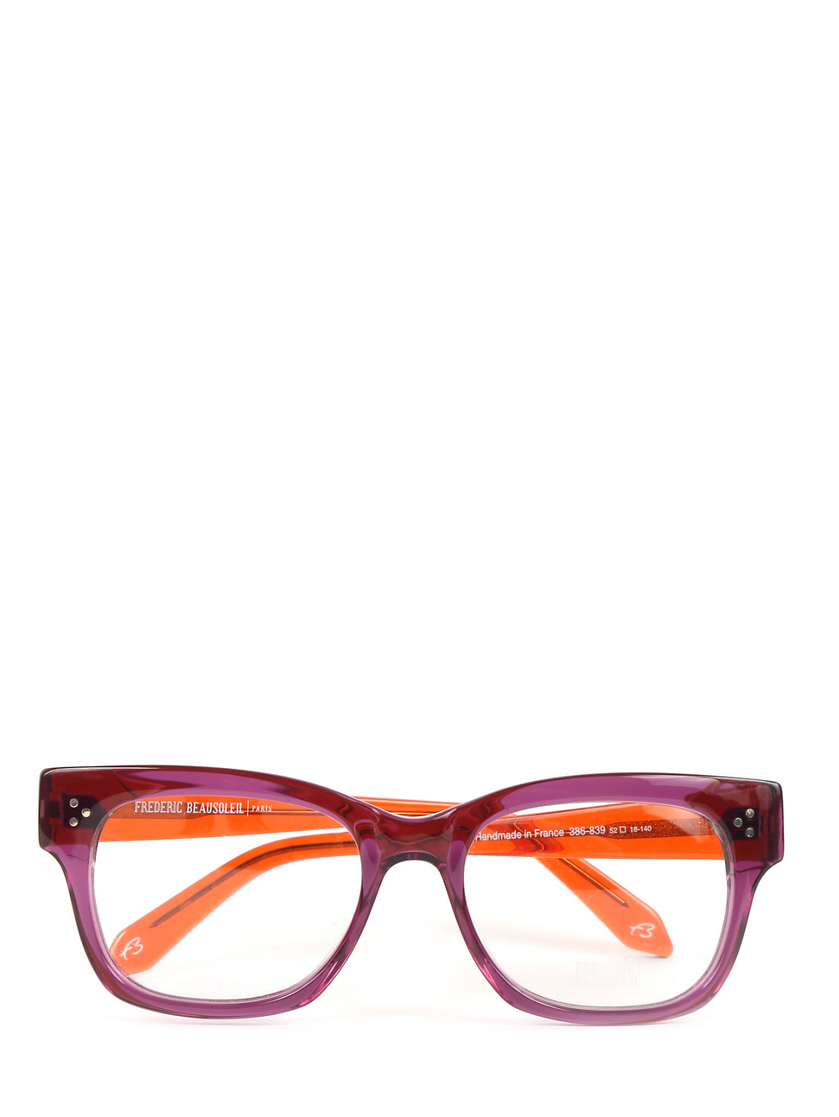 Оправа для очков из пластика Frederic Beausoleil  –  Общий вид  – Цвет:  Фиолетовый