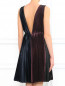 Платье без рукавов декорированное плиссировкой Cedric Charlier  –  Модель Верх-Низ1