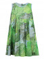 Платье из хлопка с узором и ожерельем MiMiSol  –  Общий вид