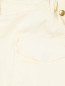 Брюки свободного кроя из хлопка с боковыми карманами Moschino Cheap&Chic  –  Деталь