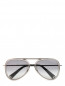 Солнцезащитные очки в оправе из пластика и металла Max Mara  –  Общий вид