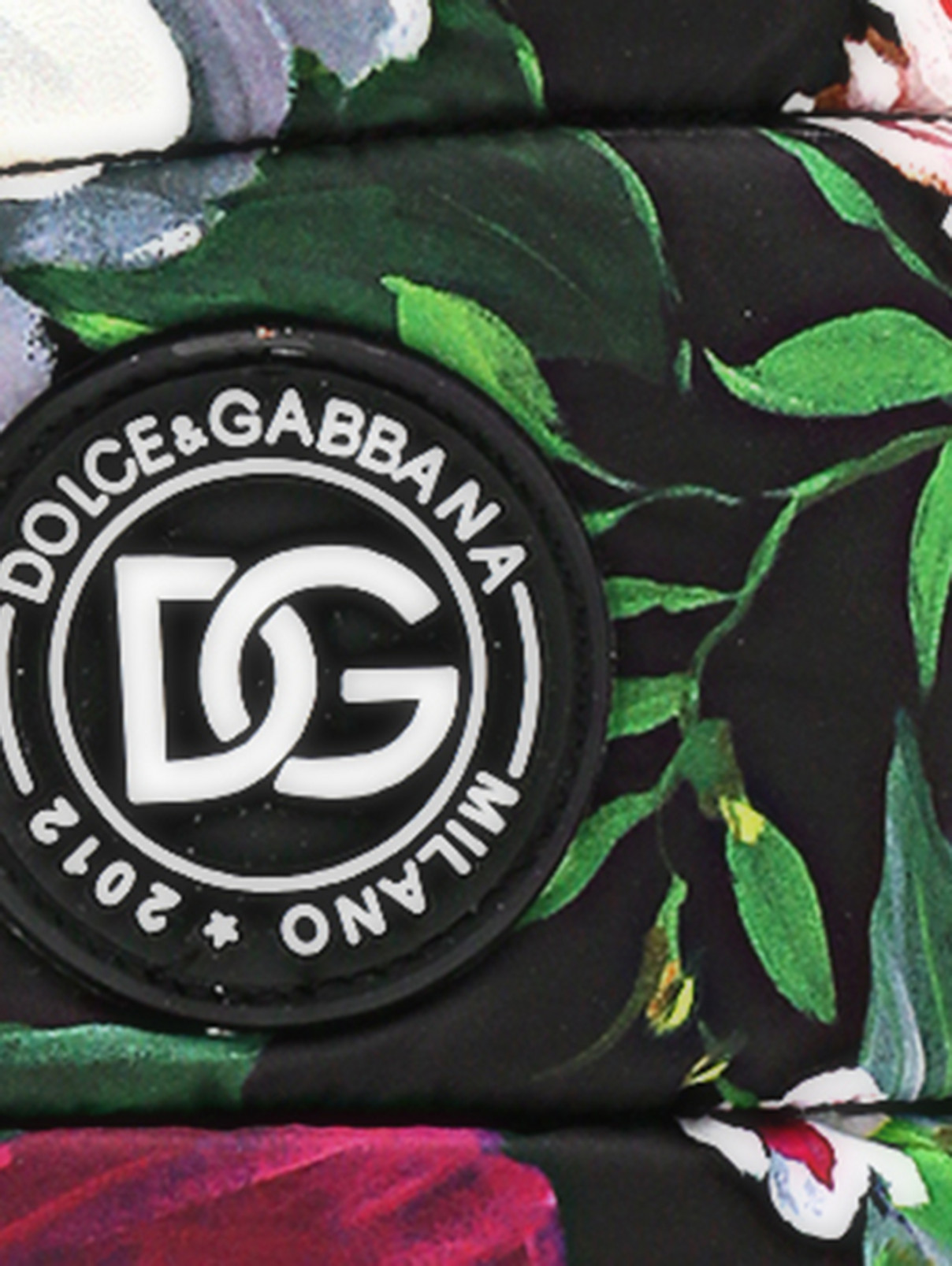 Дутые сапоги с цветочным узором Dolce & Gabbana  –  Деталь  – Цвет:  Мультиколор