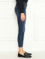 Укороченные джинсы с декоративными пуговицами Ermanno Scervino  –  МодельВерхНиз2