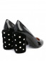 Туфли из лаковой кожи на устойчивом каблуке с декором Moschino Boutique  –  Обтравка2