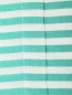 Рубашка из хлопка и льна с узором полоска Marina Rinaldi  –  Деталь