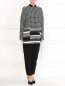 Легкое пальто с узором "клетка" и боковыми карманами Isola Marras  –  Модель Общий вид