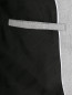 Двубортный жакет из смешанной шерсти с контрастной отделкой Karl Lagerfeld  –  Деталь2