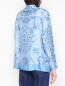Блуза из шелка с орнаментом Luisa Spagnoli  –  МодельВерхНиз1