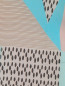 Блуза из хлопка и шелка с узором и контрастной отделкой Twisty Parallel Universe  –  Деталь1