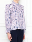 Блуза из льна с узором Isabel Marant  –  МодельВерхНиз