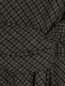 Платье из шерсти со сборкой на талии и узором "клетка" Moschino  –  Деталь1