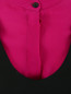 Платье прямого фасона из шерсти с контрастными вставками Emporio Armani  –  Деталь
