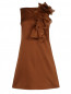 Платье-мини с воланами из смешанного хлопка Max Mara  –  Общий вид