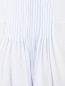 Платье-мини из шелка свободного кроя с контрастной отделкой Dorothee Schumacher  –  Деталь1