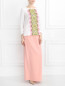 Блуза декорированная цветочным кружевом Moschino Boutique  –  Модель Общий вид