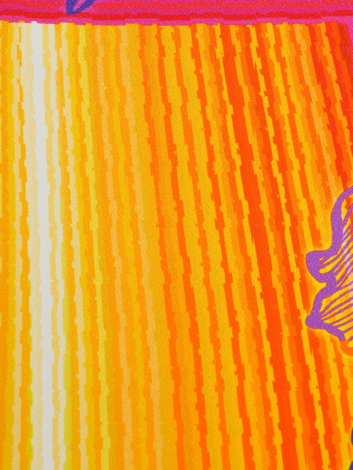 Юбка-карандаш с высокой талией и узором Peter Pilotto  –  Деталь  – Цвет:  Оранжевый