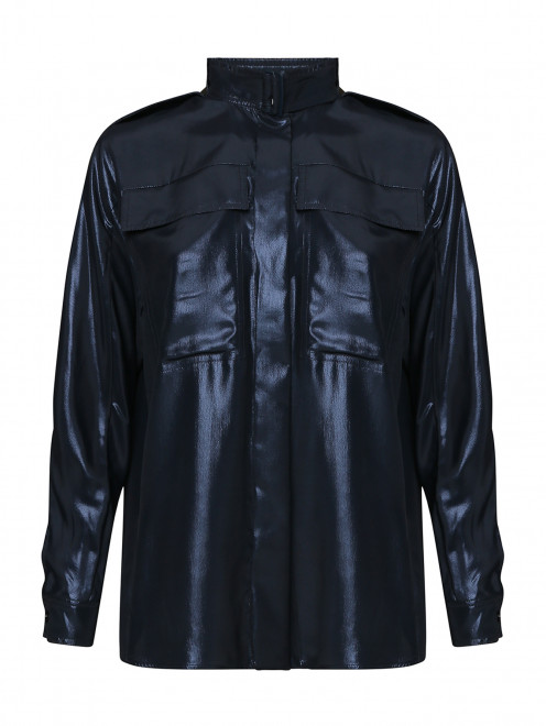 Блуза прямого кроя с воротником стойкой Sportmax - Общий вид