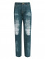 Прямые джинсы с имитацией потертости Alena Akhmadullina  –  Общий вид