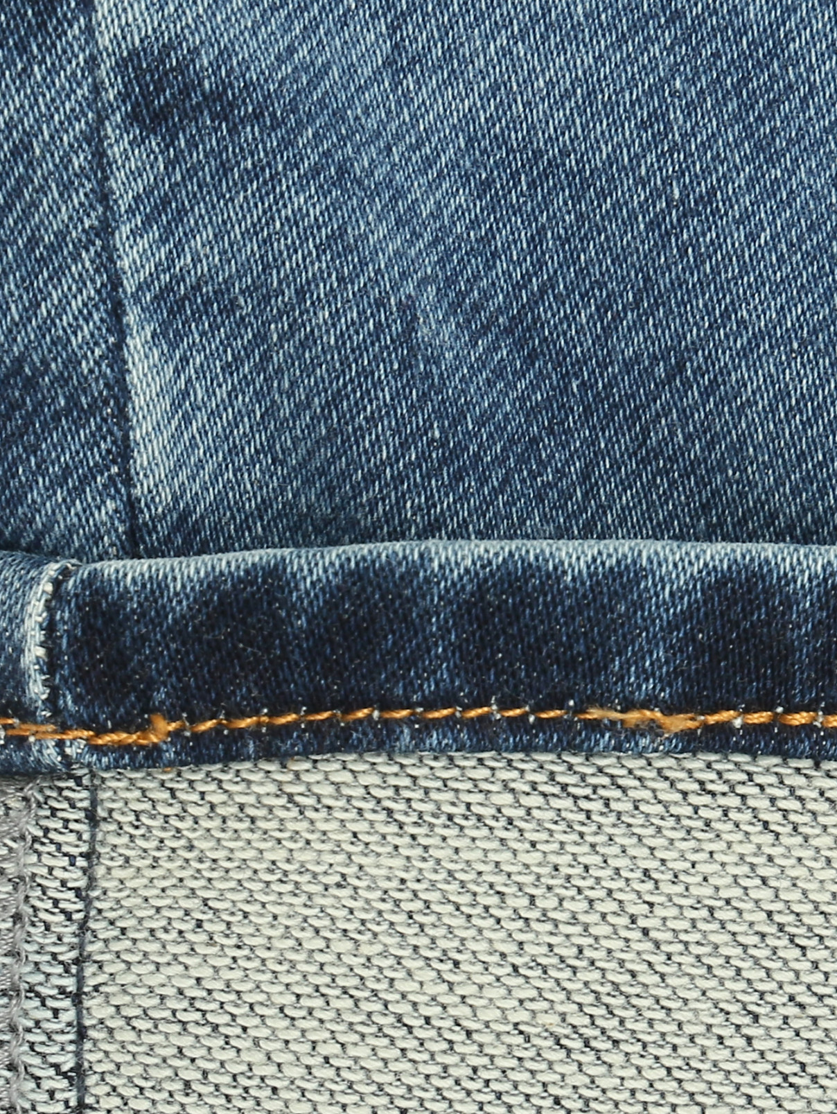 Джинсы на резинке с карманами MONNALISA  –  Деталь2  – Цвет:  Синий