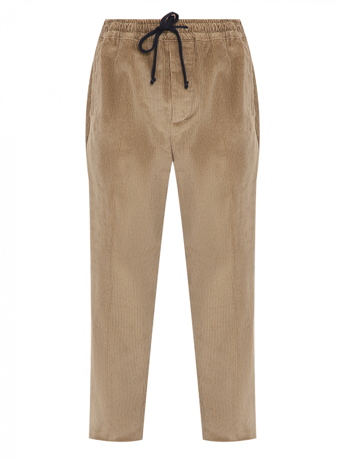 Вельветовые брюки из хлопка Altea  –  Общий вид  – Цвет:  Бежевый