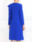 Платье-миди с драпировкой и длинным рукавом Moschino Boutique  –  Модель Верх-Низ1