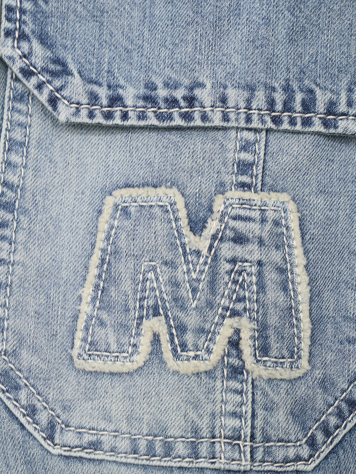 Джинсы с карманами прямого кроя Marni  –  Деталь1  – Цвет:  Синий