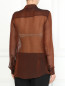 Блуза из прозрачного шелка Jean Paul Gaultier  –  Модель Верх-Низ1