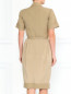 Платье-рубашка с поясом Donna Karan  –  Модель Верх-Низ1