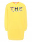 Трикотажное платье с аппликацией Little Marc Jacobs  –  Общий вид