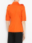 Рубашка с коротким рукавом на пуговицах Sportmax  –  МодельВерхНиз1