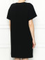 Платье свободного кроя с декоративной отделкой Moschino Boutique  –  МодельВерхНиз1