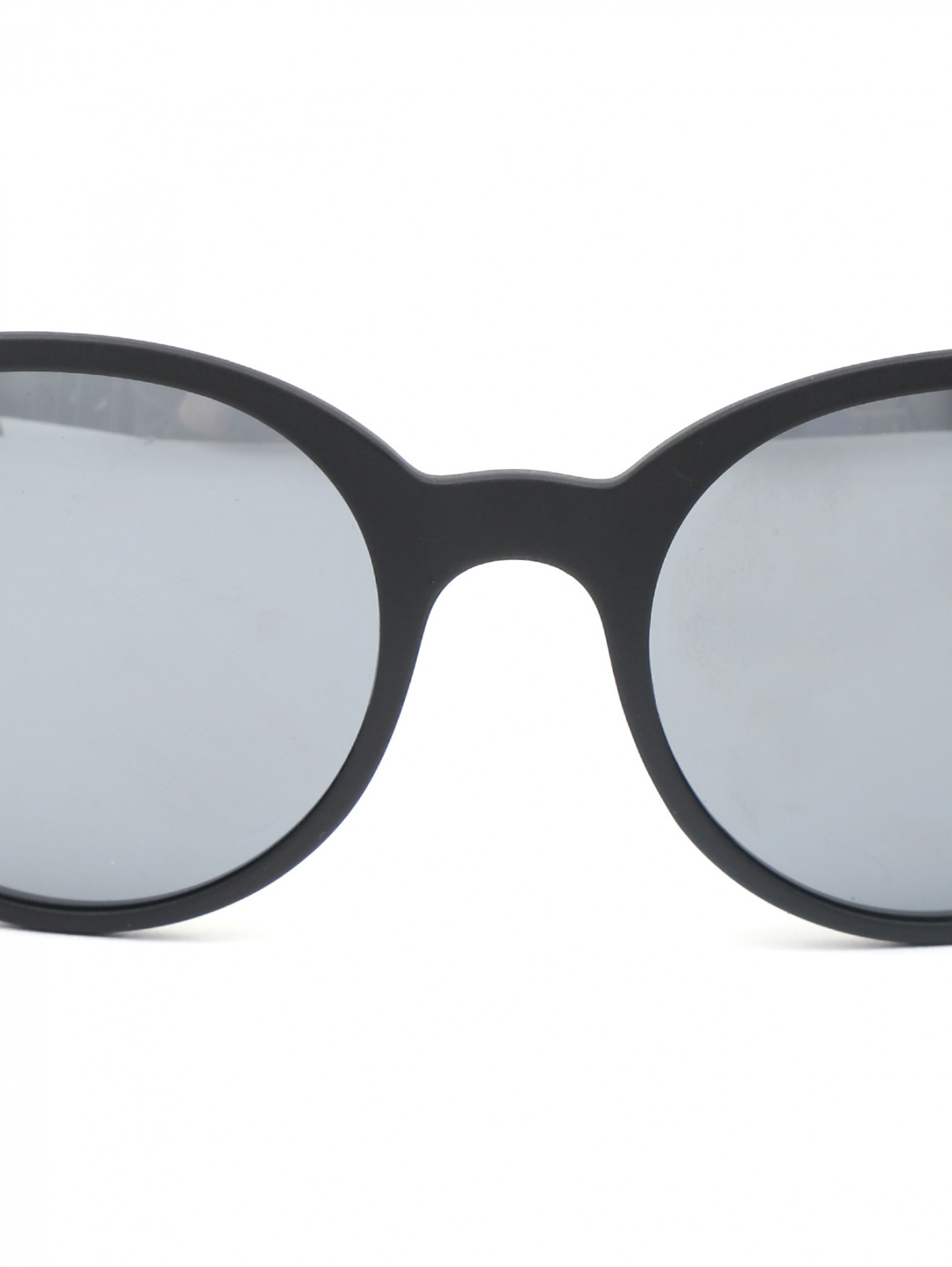 Солнцезащитные очки в пластиковой оправе Emporio Armani  –  Деталь1  – Цвет:  Черный