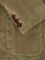 Пиджак из вельвета с карманами Tagliatore  –  Деталь