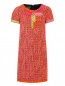 Платье-мини с аппликацией и фурнитурой Moschino Boutique  –  Общий вид