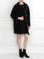 Пальто из шерсти и кашемира с накладными карманами Moschino Boutique  –  Модель Общий вид