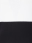 Трикотажный джемпер из хлопка с контрастными полосками Marina Rinaldi  –  Деталь