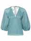 Блуза из хлопка с вырезом на спинке Paul Smith  –  Общий вид