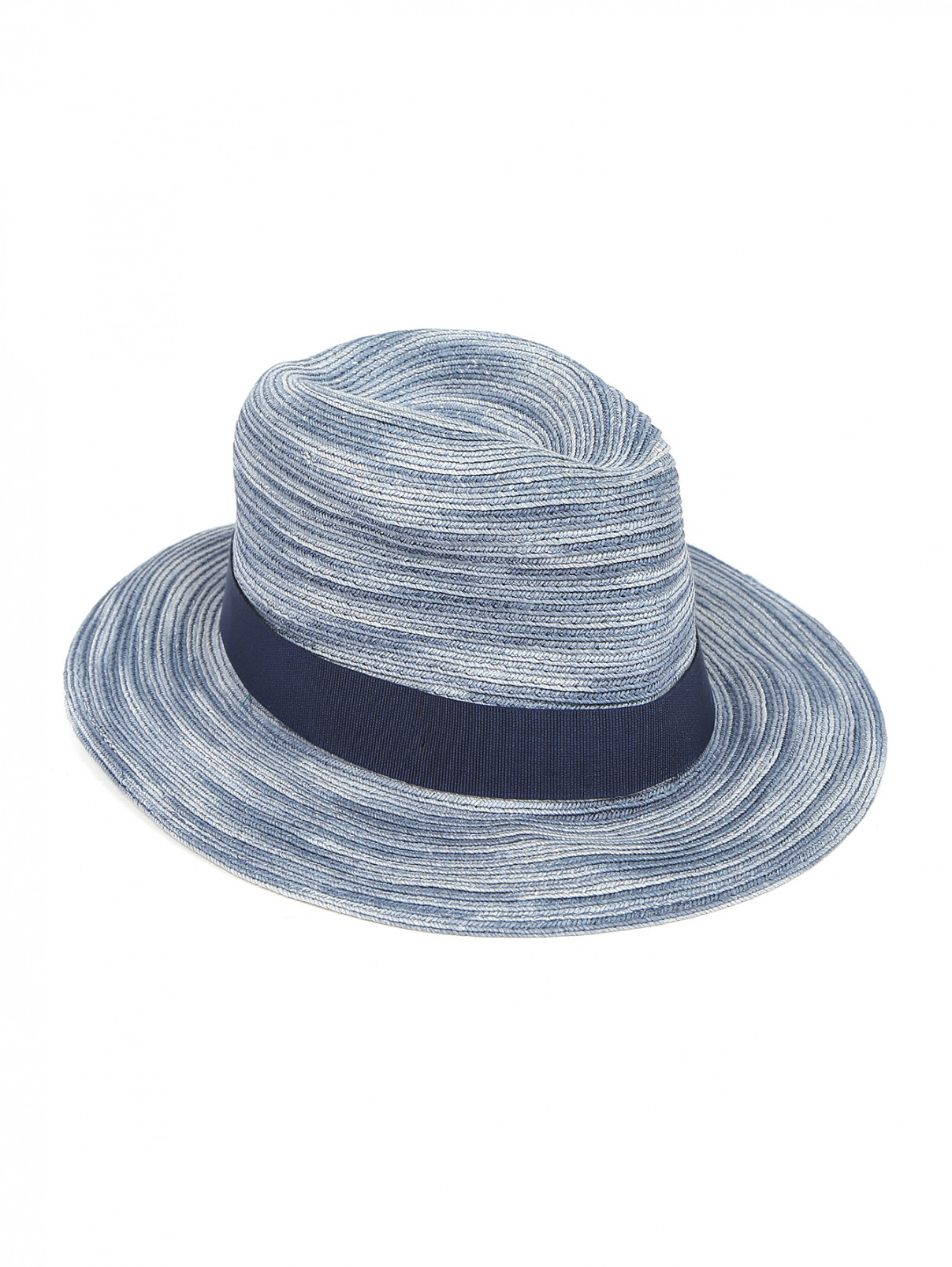 Шляпа с контрастной вставкой Paul Smith  –  Общий вид  – Цвет:  Синий