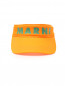 Козырек с принтом из хлопка Marni  –  Общий вид