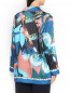 Блуза свободного кроя с узором Marina Rinaldi  –  МодельВерхНиз1