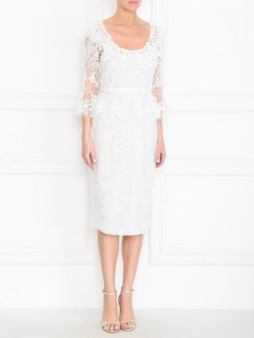 Платье миди из кружева Zuhair Murad - МодельВерхНиз