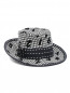 Мини-шляпа из шерсти с узором Moschino  –  Общий вид
