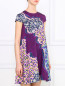 Платье из шелка с абстрактным узором Peter Pilotto  –  Модель Верх-Низ