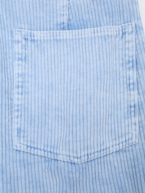 Вельветовые брюки из хлопка с карманами - Деталь1