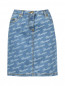 Джинсовая юбка-мини Moschino Boutique  –  Общий вид