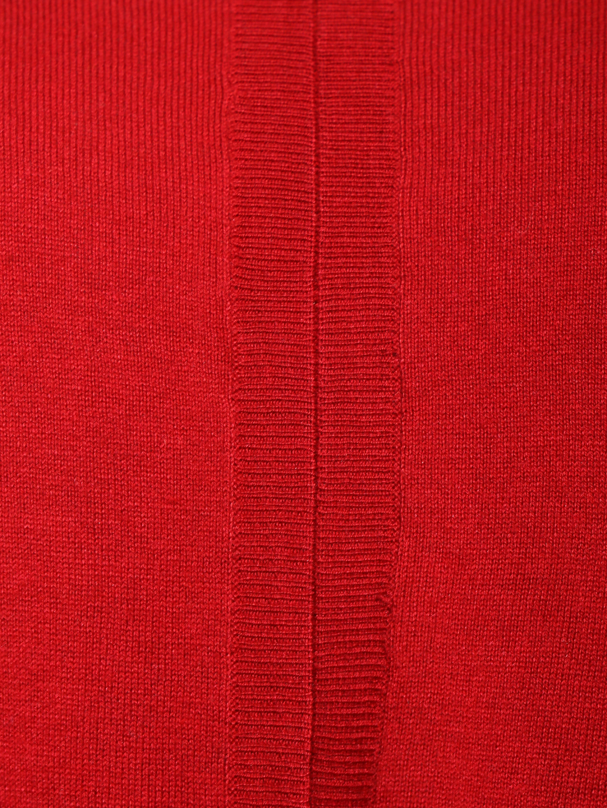 Джемпер из шелка и хлопка свободного кроя Marina Rinaldi  –  Деталь1  – Цвет:  Красный