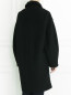 Пальто из шерсти объемного силуэта Jil Sander  –  Модель Верх-Низ1